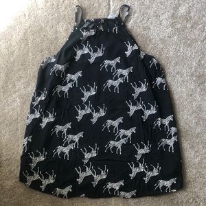 Women’s Zebra Print Top